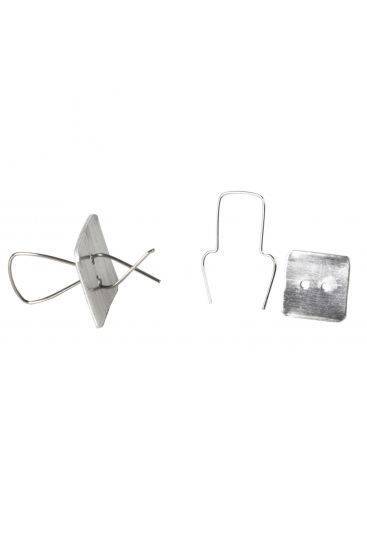 Clips alluminio, conf. 100 pezzi