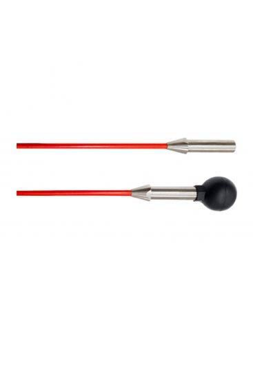 Asta GFK rossa D 7 mm, lunga 3 m