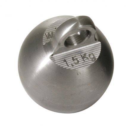 Sfera metallica con occhiello