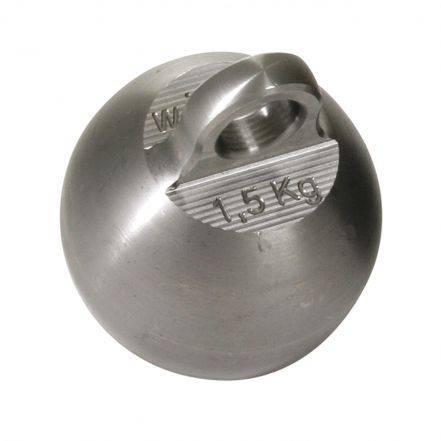 Sfera metallica con occhiello