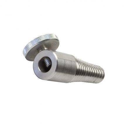 Cono Inox D 8 mm con vite laterale