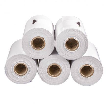 Carta termica adesiva, 5 rotoli 