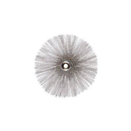 Spazzola inox ondulato D 150 mm