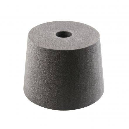 Tappo gommapiuma rotondo con foro