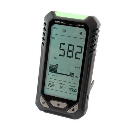 Wöhler IQ 300 analisi rigurgito e CO2