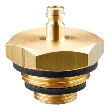 Raccordo doppio filetto 1/2" e 1"
