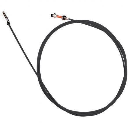 Cavo semirigido nero con spinotto m/m