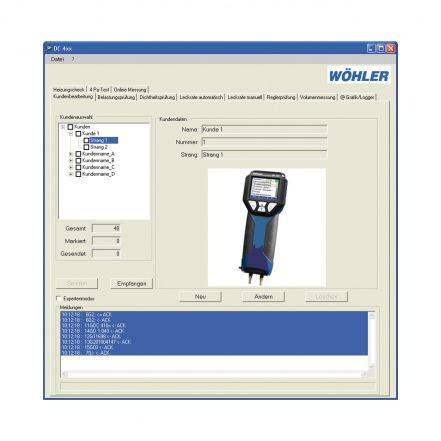 Programma Wöhler DC4xx / DP600